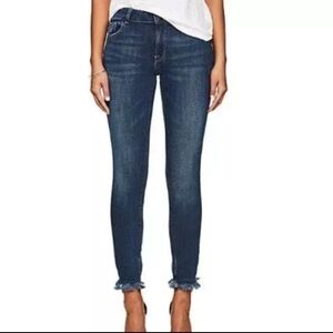 DL1961 MARGAUX HARLOW Instasculpt Ankle Skinny Jeans Frayed Hem SIZE 31